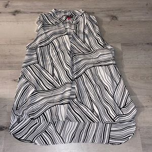 Large Vince Camuto Black and White Tank